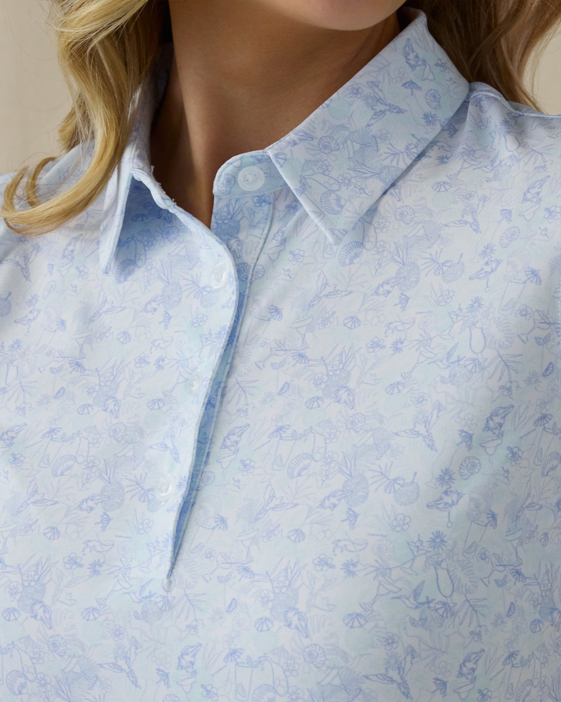 Club Tropicana Polo - Lavender
