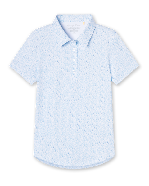 Dog Mom Polo - Coastal | Straight Down
