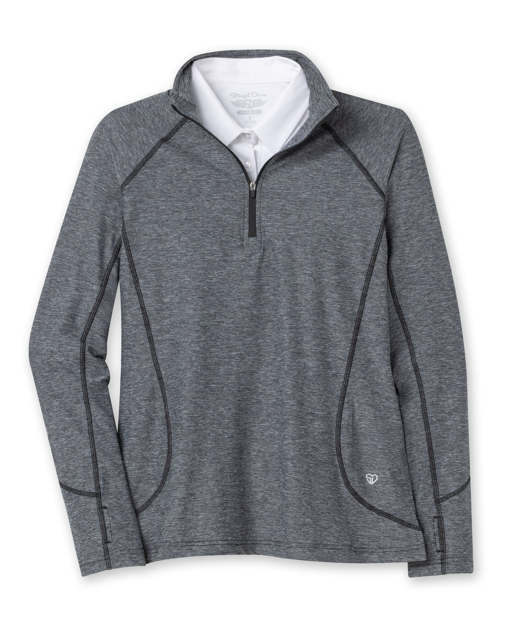 Claire Quarter Zip - Black
