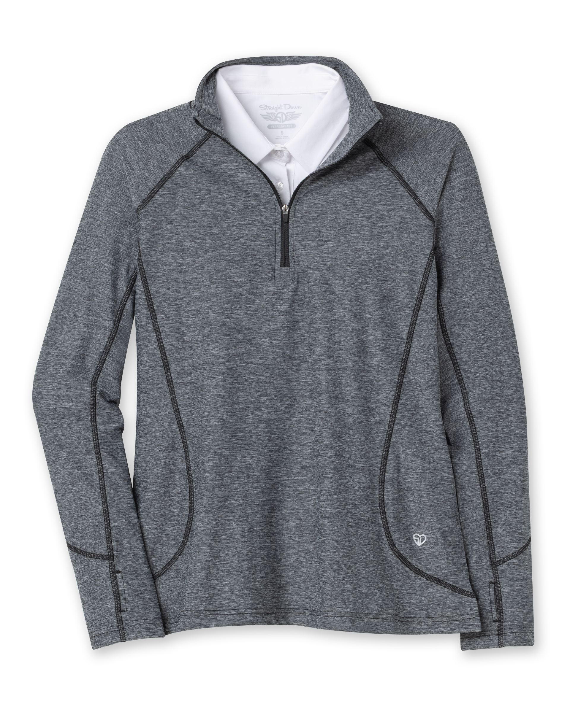 Claire Quarter Zip - Black