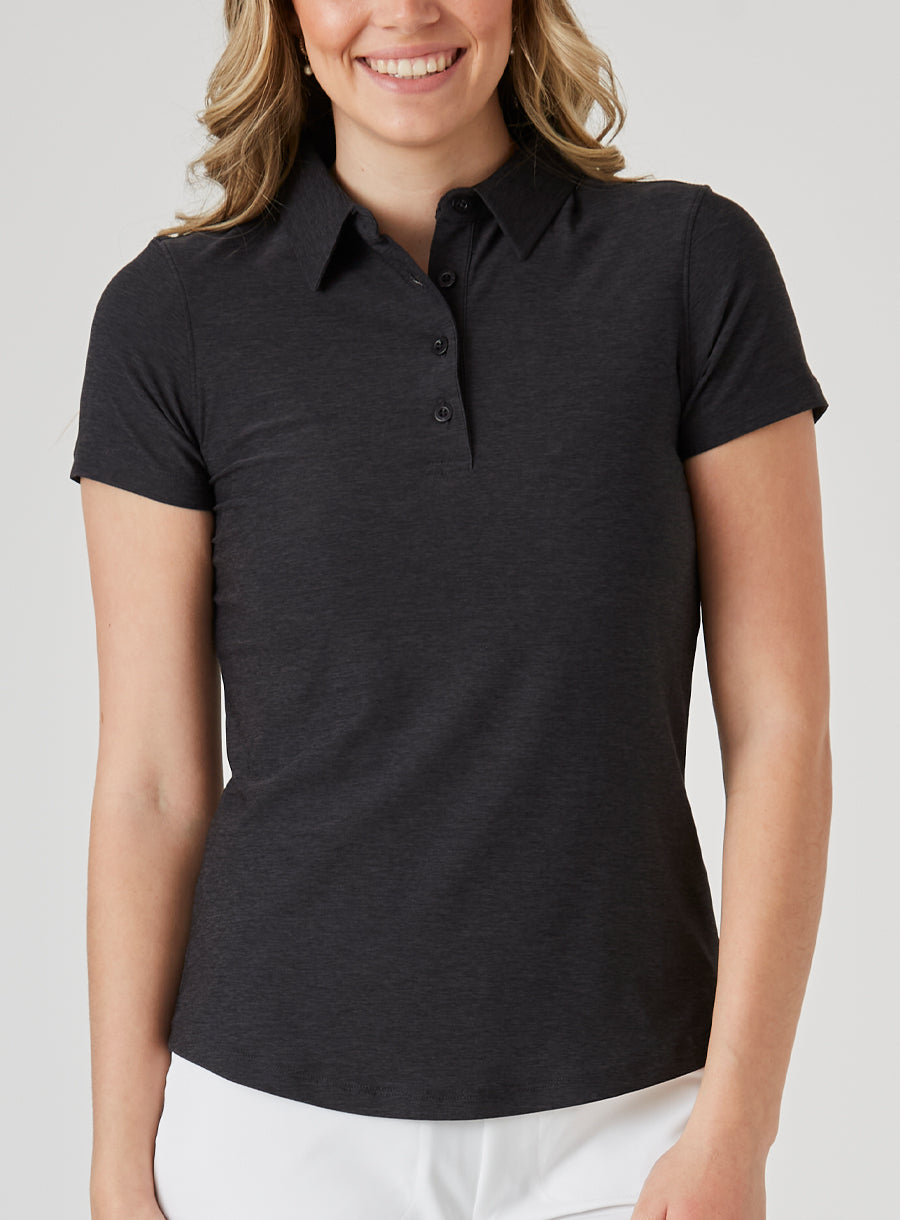 Abbot 2.0 Polo - Dark Black
