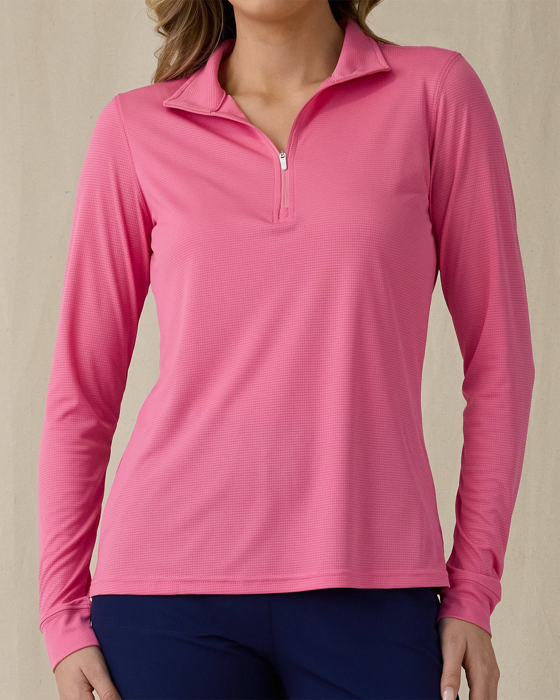 Aero Quarter Zip - Dragonfruit
