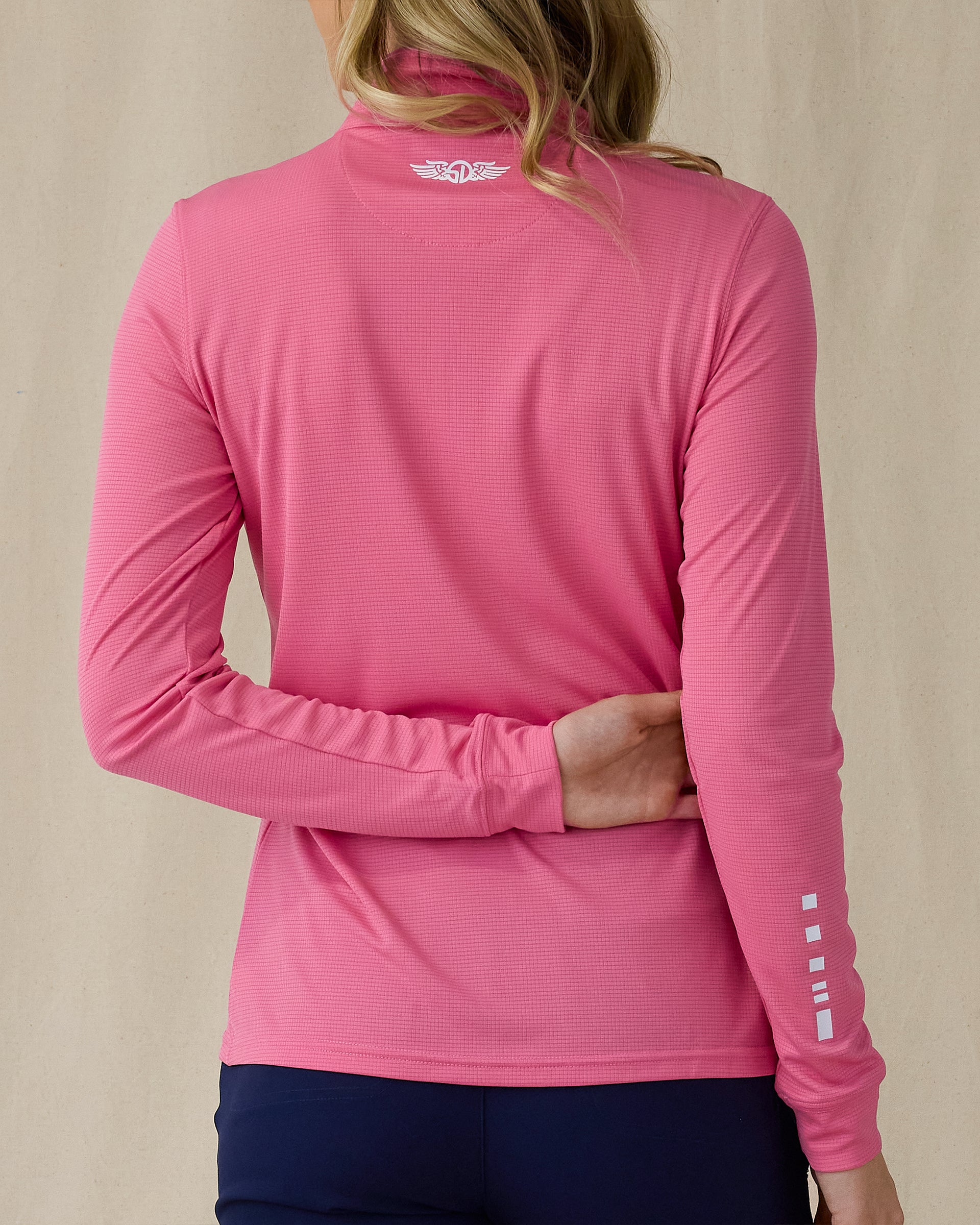 Aero Quarter Zip - Dragonfruit
