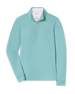 Aero Quarter Zip in Green Stone, front product view