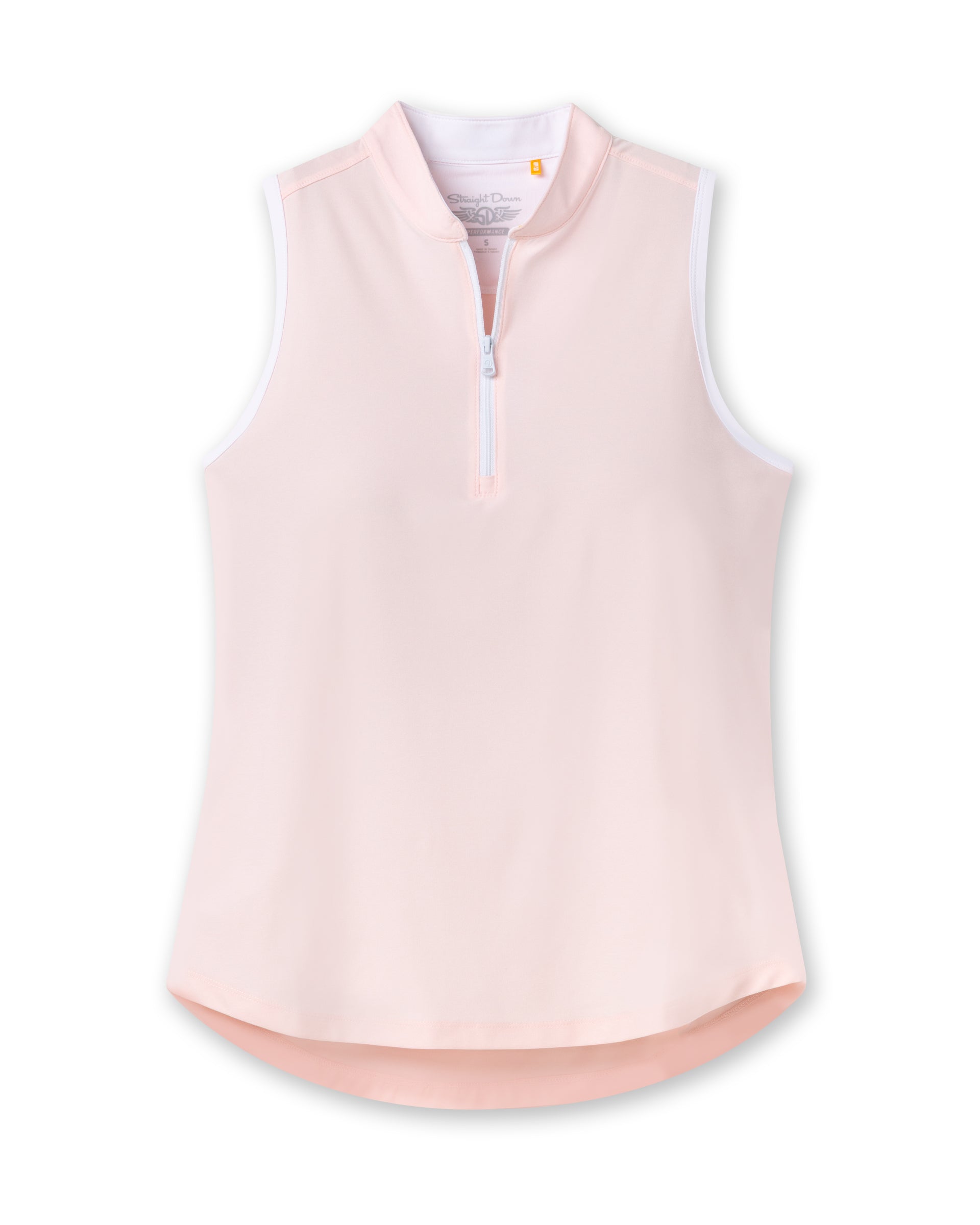 Regal Sleeveless Polo - Soft Pink
