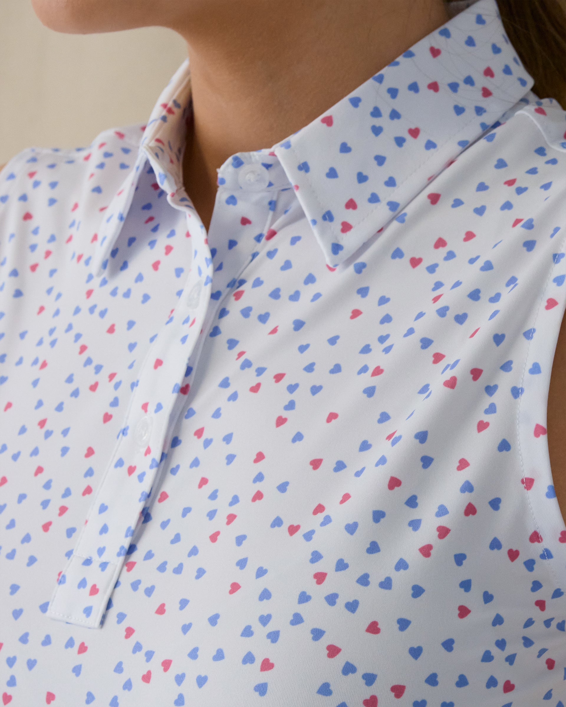 Cupid Sleeveless Polo - Carolina
