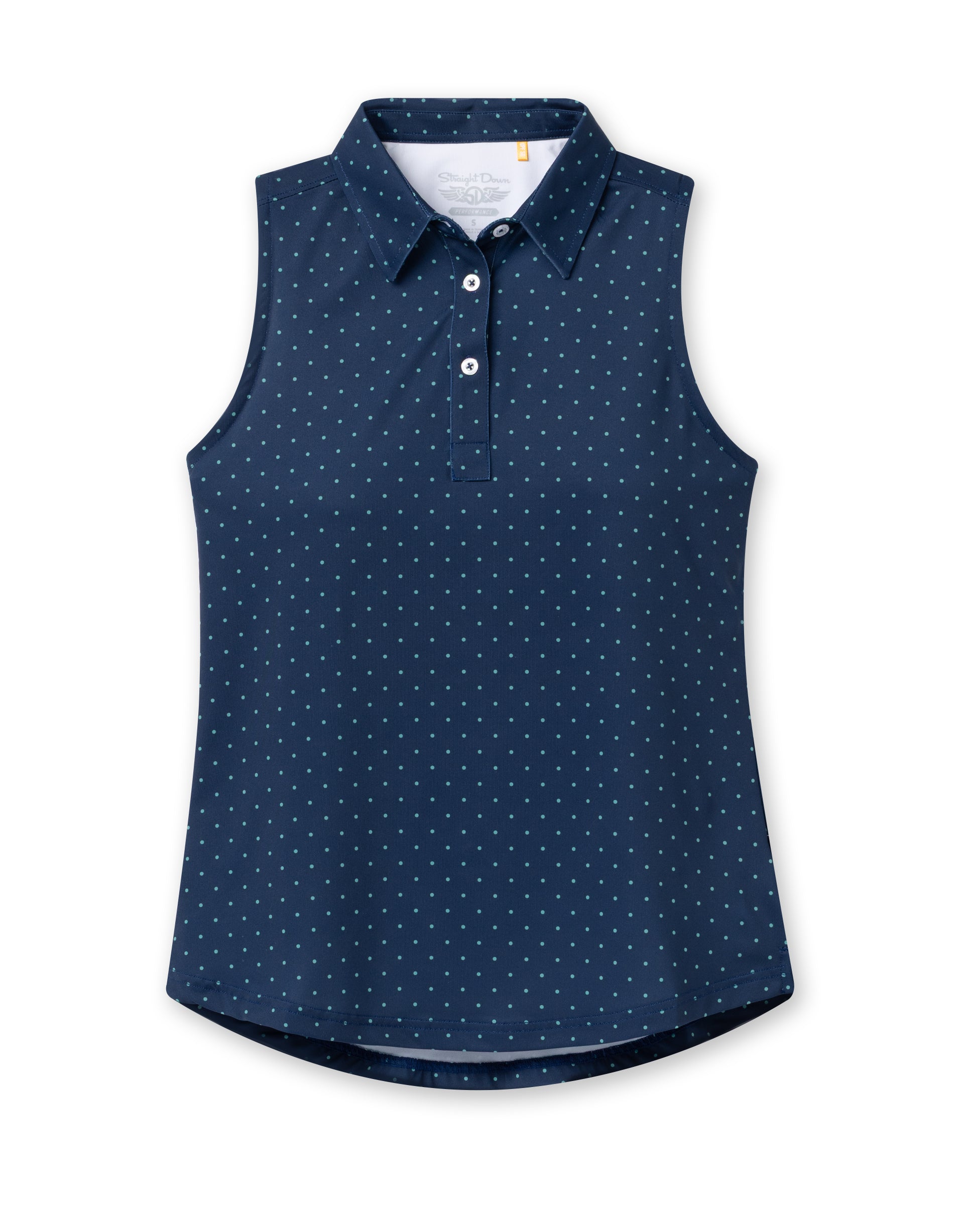 Dottie Sleeveless Polo - Sea Green
