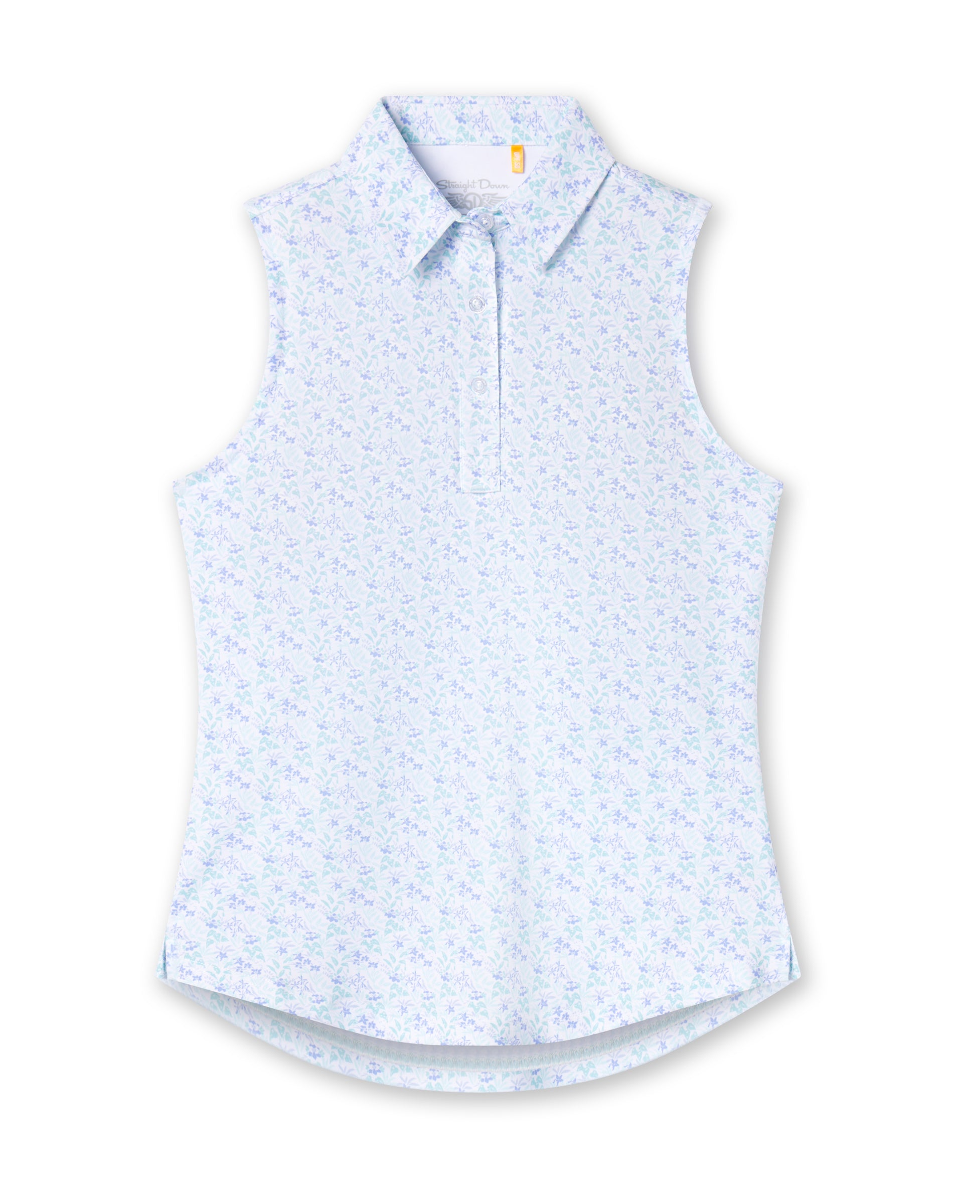 Costa Rica Sleeveless Polo - Green Stone
