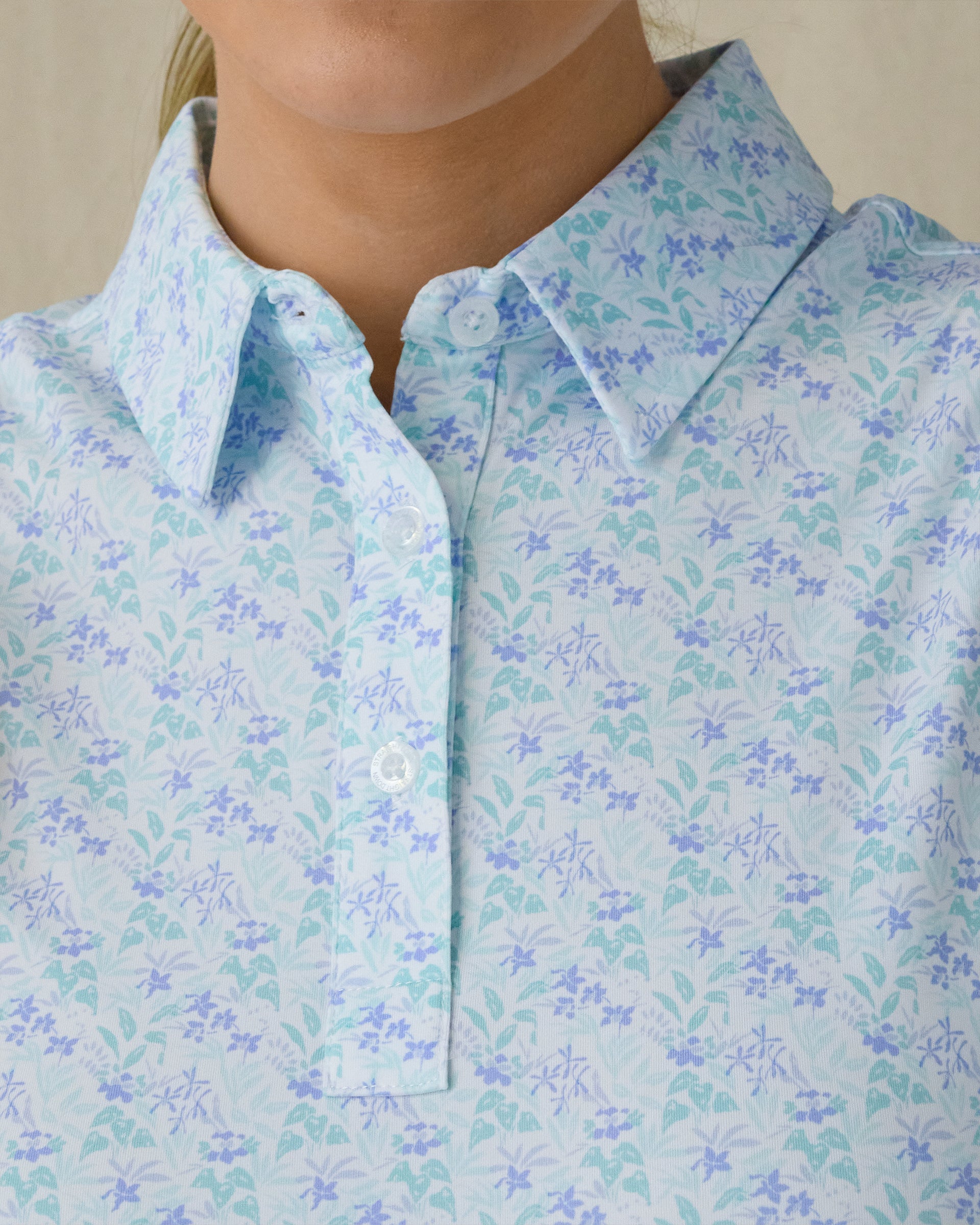 Costa Rica Sleeveless Polo - Green Stone
