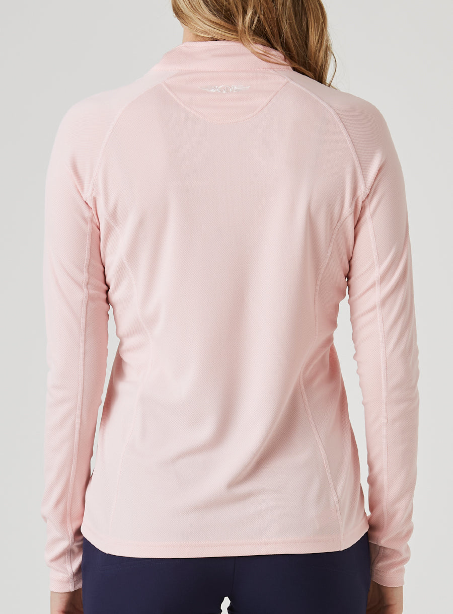 Miranda Quarter Zip - Flamingo
