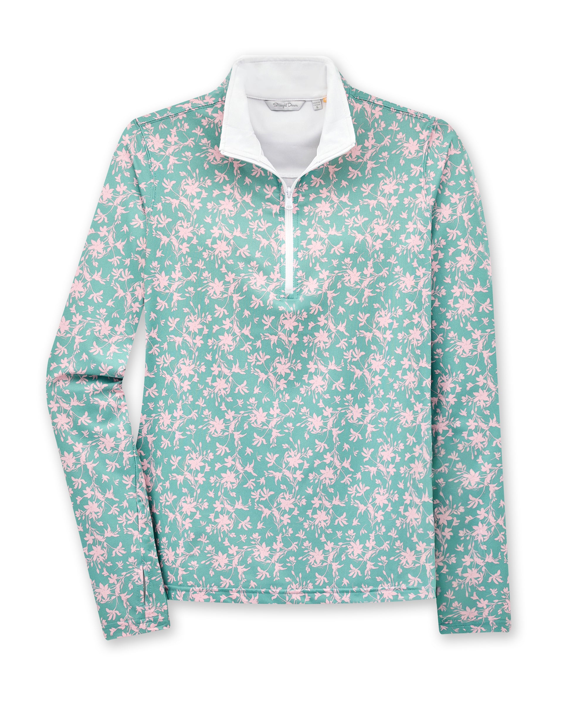 Ava Quarter Zip - Sea Green
