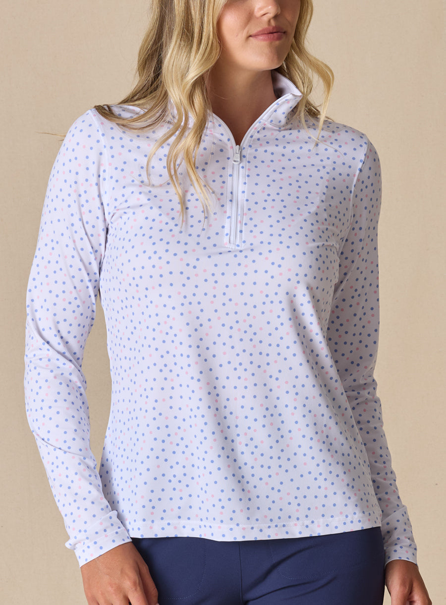 Galaxy Quarter Zip - Hydrangea
