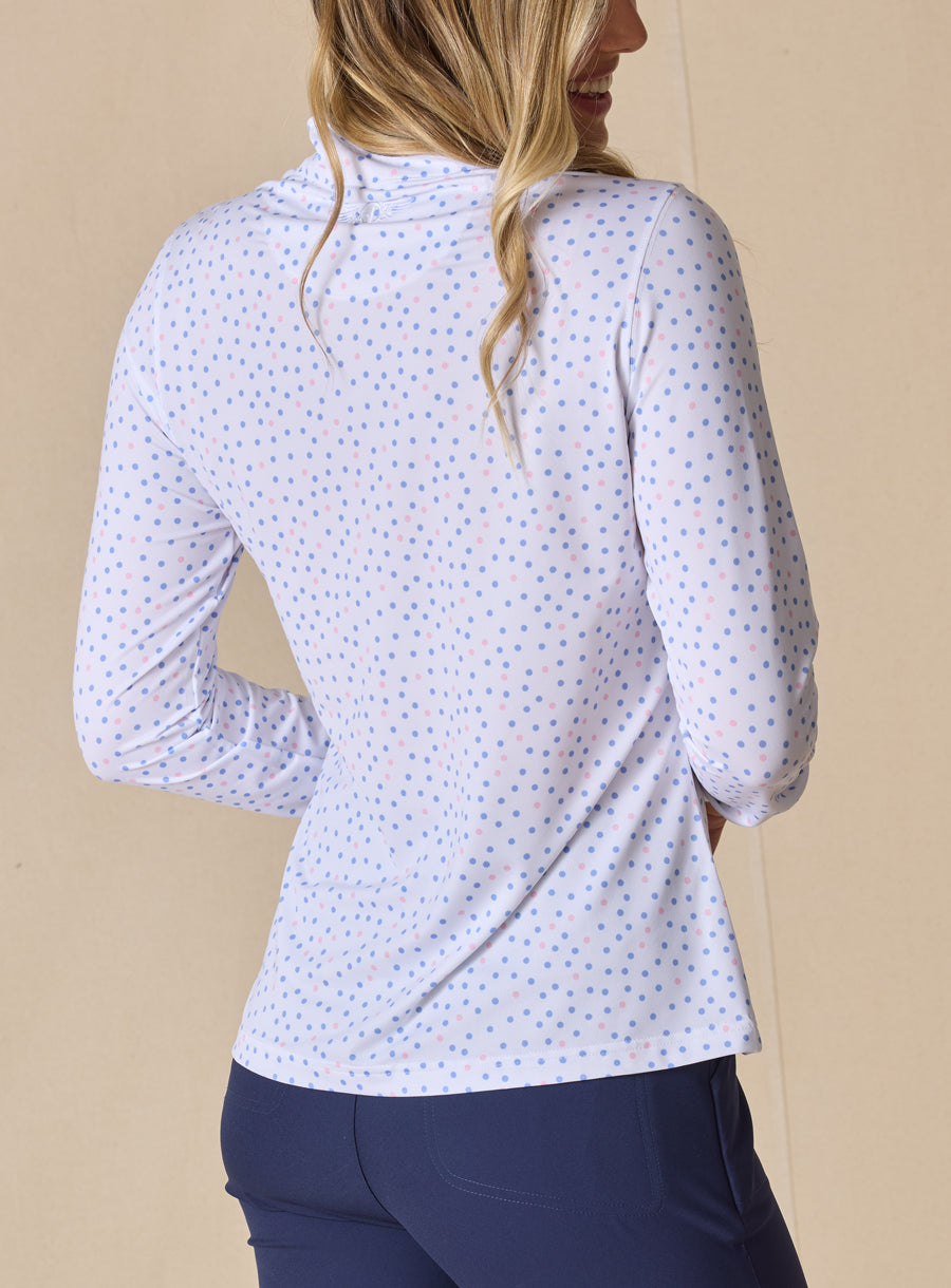 Galaxy Quarter Zip - Hydrangea
