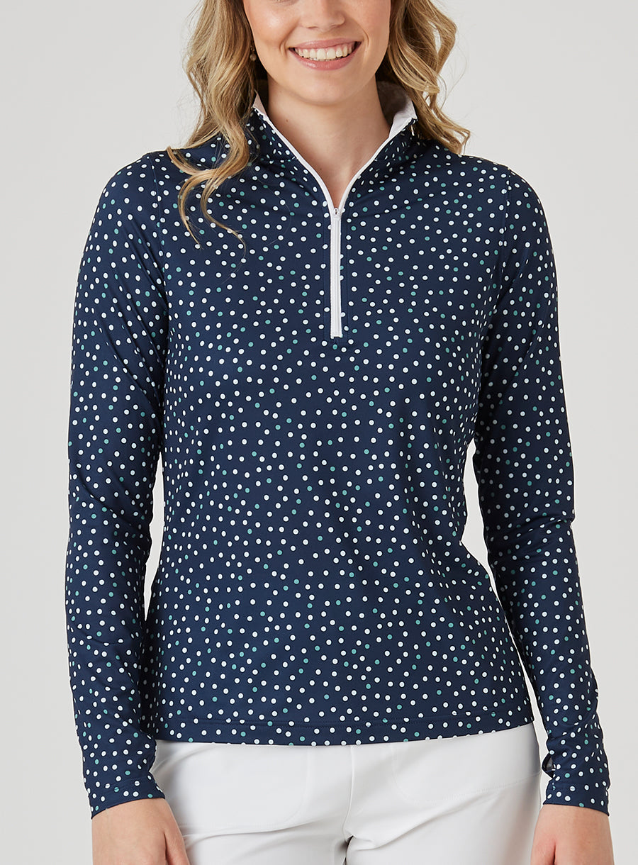 Galaxy Quarter Zip - New Indigo
