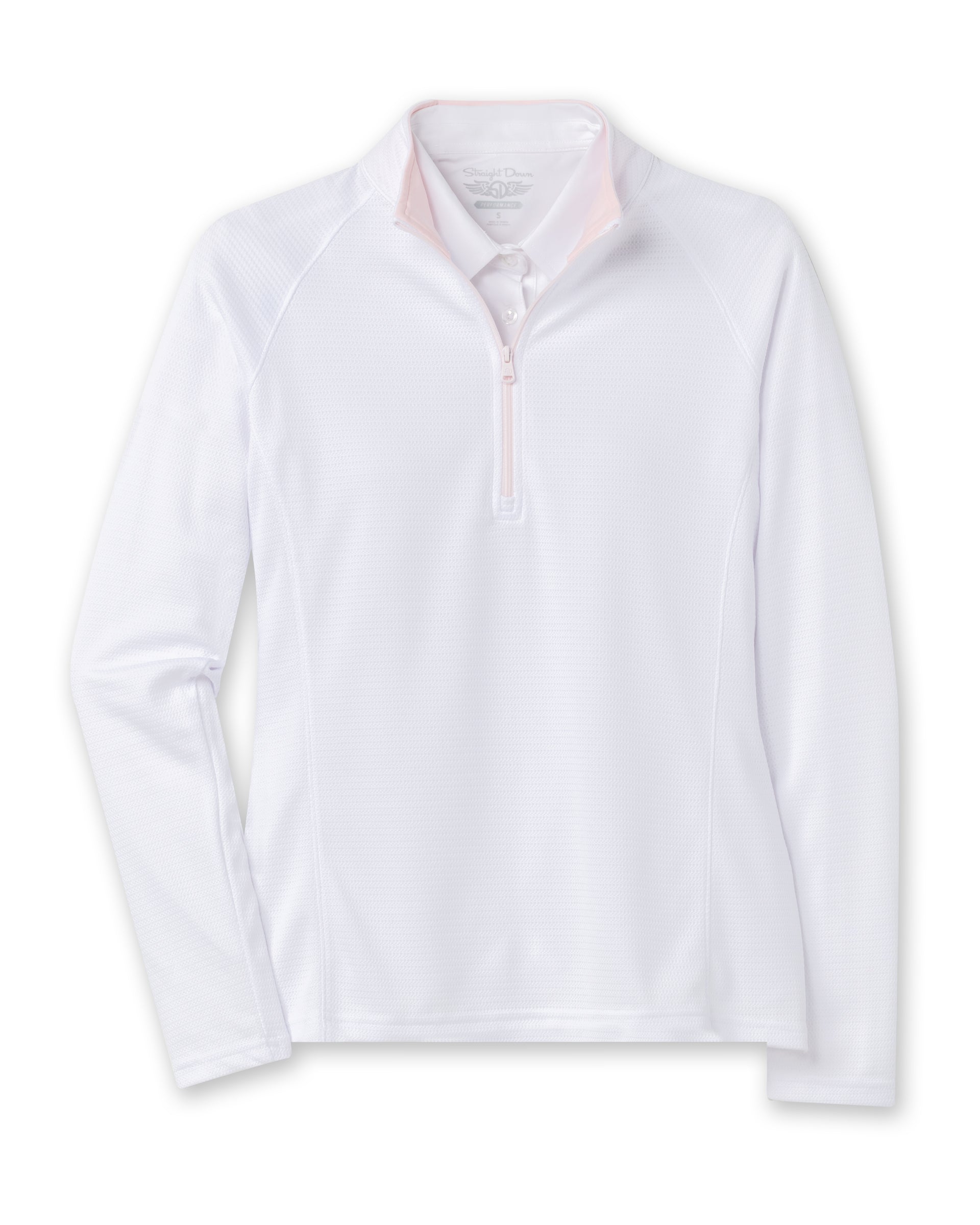 Ellen Quarter Zip - White
