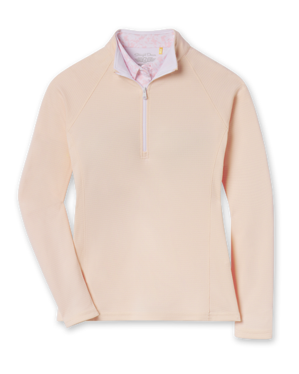 Ellen Quarter Zip - Peche