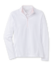 Ellen Quarter Zip - White