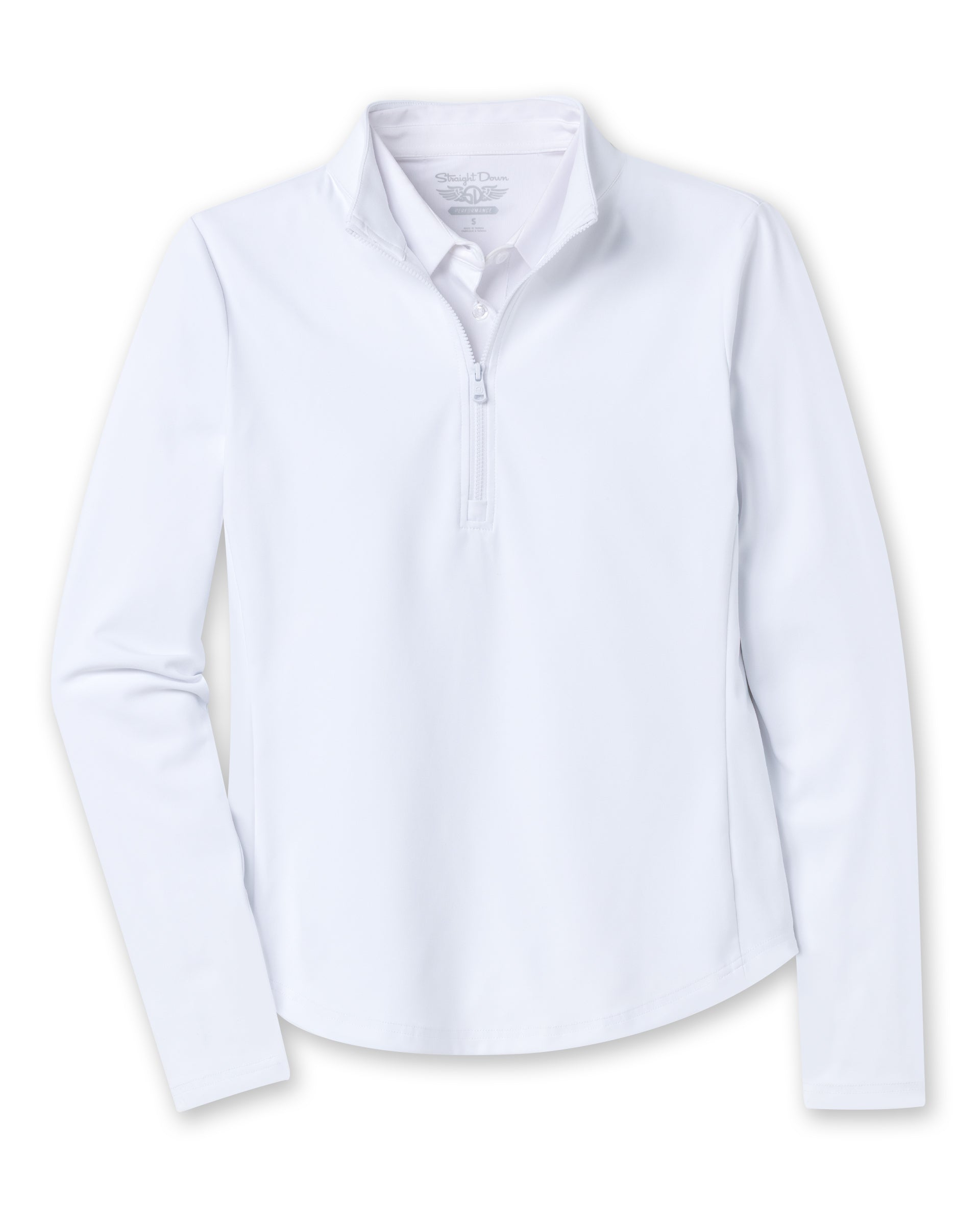 Cory Quarter Zip - White
