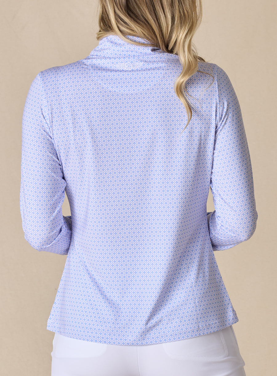 Kyoto Quarter Zip - Hydrangea
