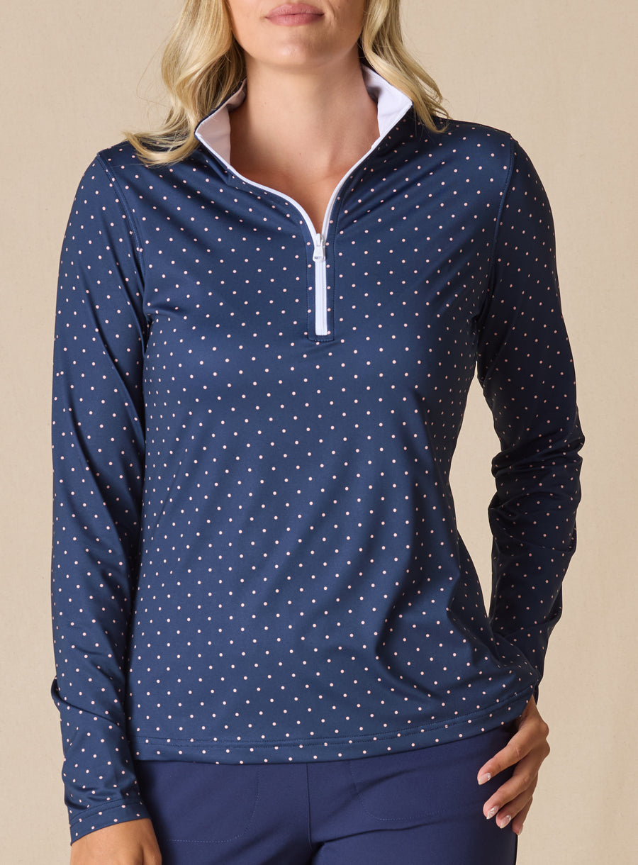 Dottie Quarter Zip - Cedar
