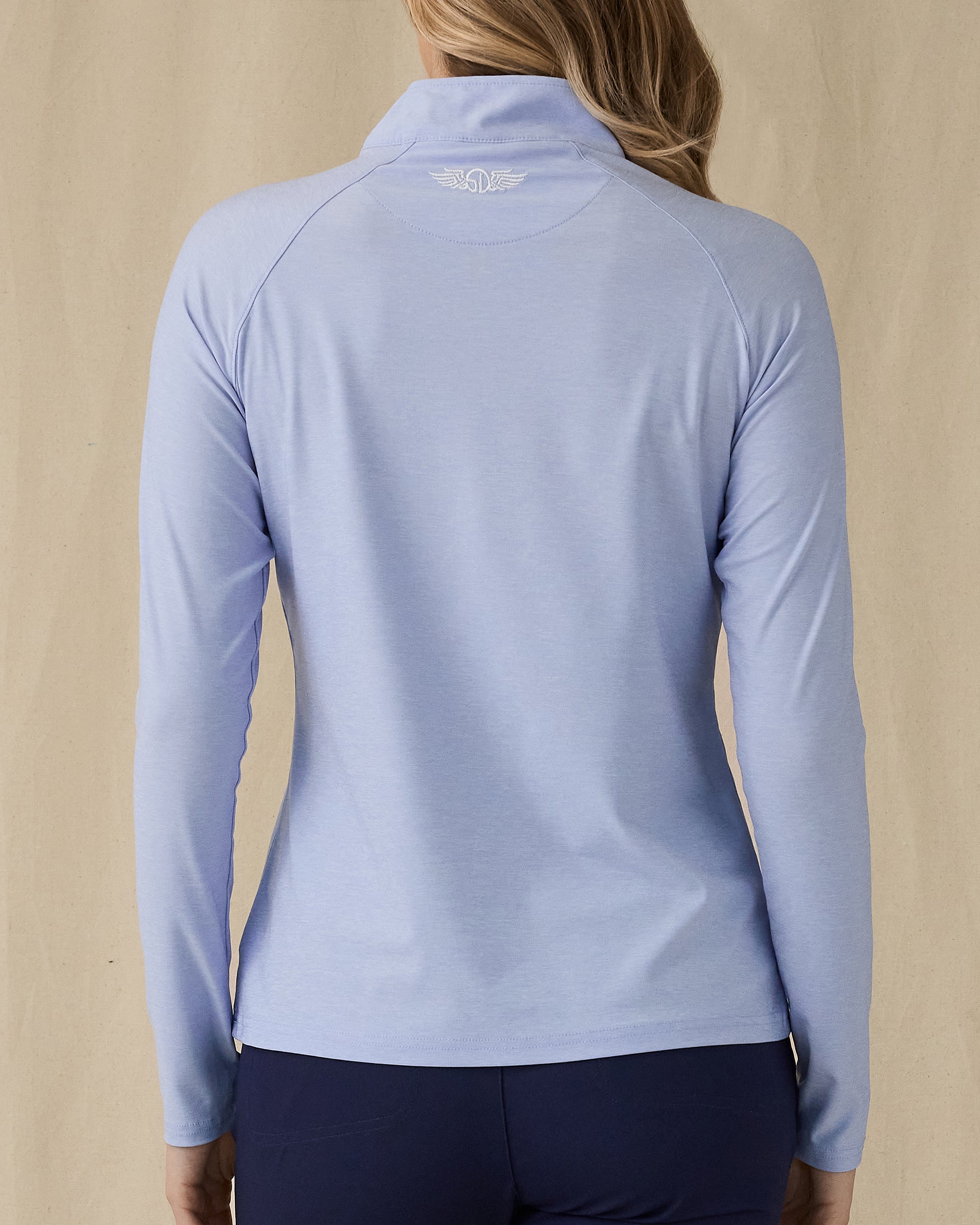 Clara Quarter Zip - Lavender
