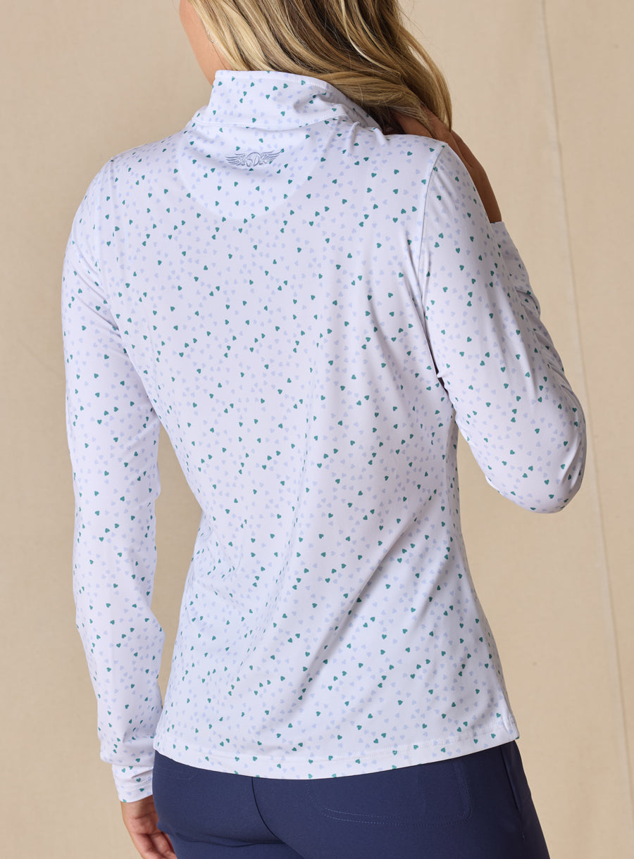 Cupid Quarter Zip - Sea Green
