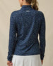 Sprinkles Quarter Zip in New Indigo, back view