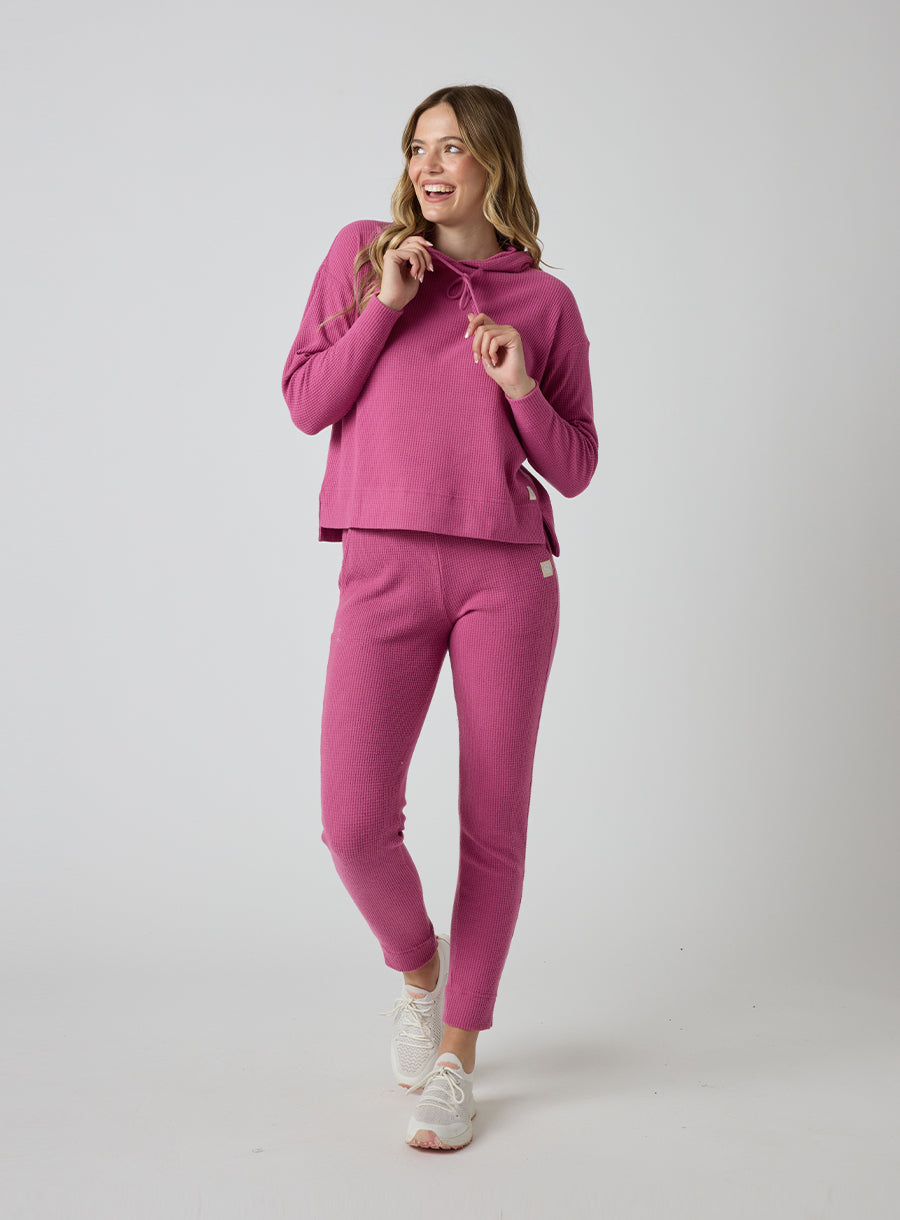 Mavis Jogger - Rosewine
