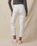 Back view of the Straight Down Chelsea Pant in Coconut