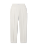 Straight Down Chelsea Pant in Coconut featuring front pintuck seams and side pockets