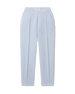 Women’s Chelsea Pant in Lake featuring a high-rise waistband, front pleats, and a cropped straight-leg silhouette.