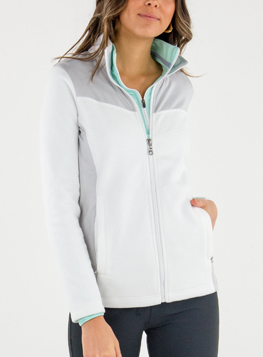 Alex Jacket - White Silver
