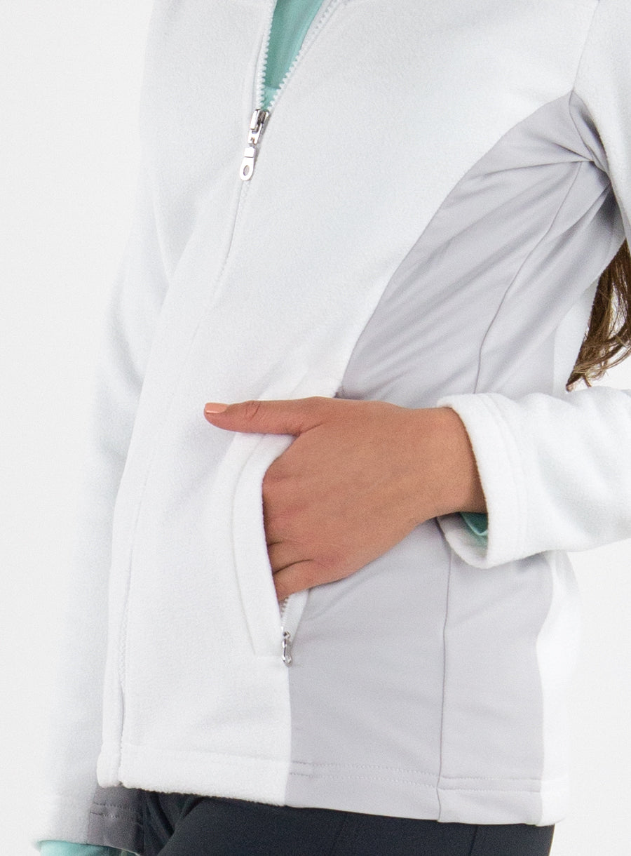 Alex Jacket - White Silver
