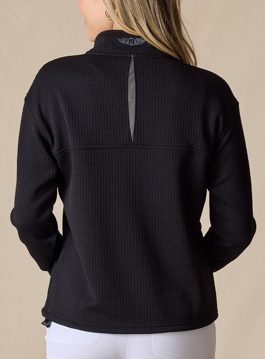 Opal Half Zip - Black
