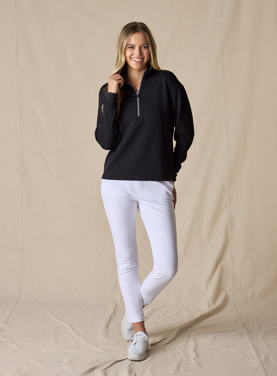 Opal Half Zip - Black
