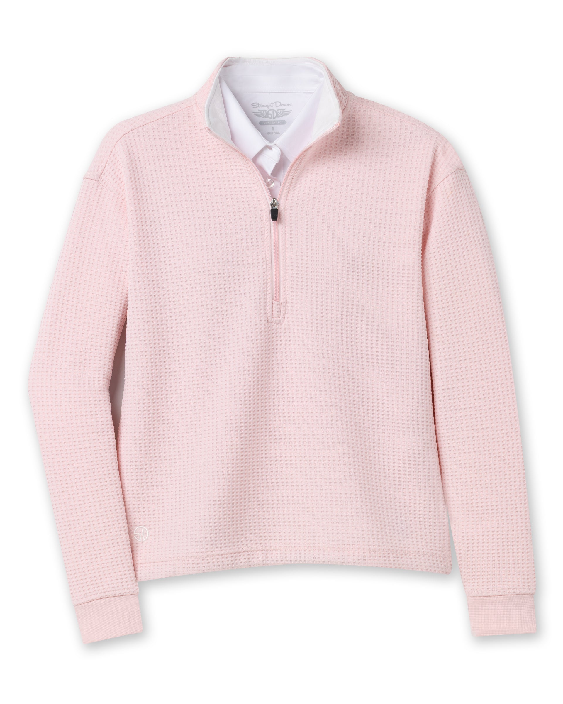 Opal Half Zip - Soft Pink

