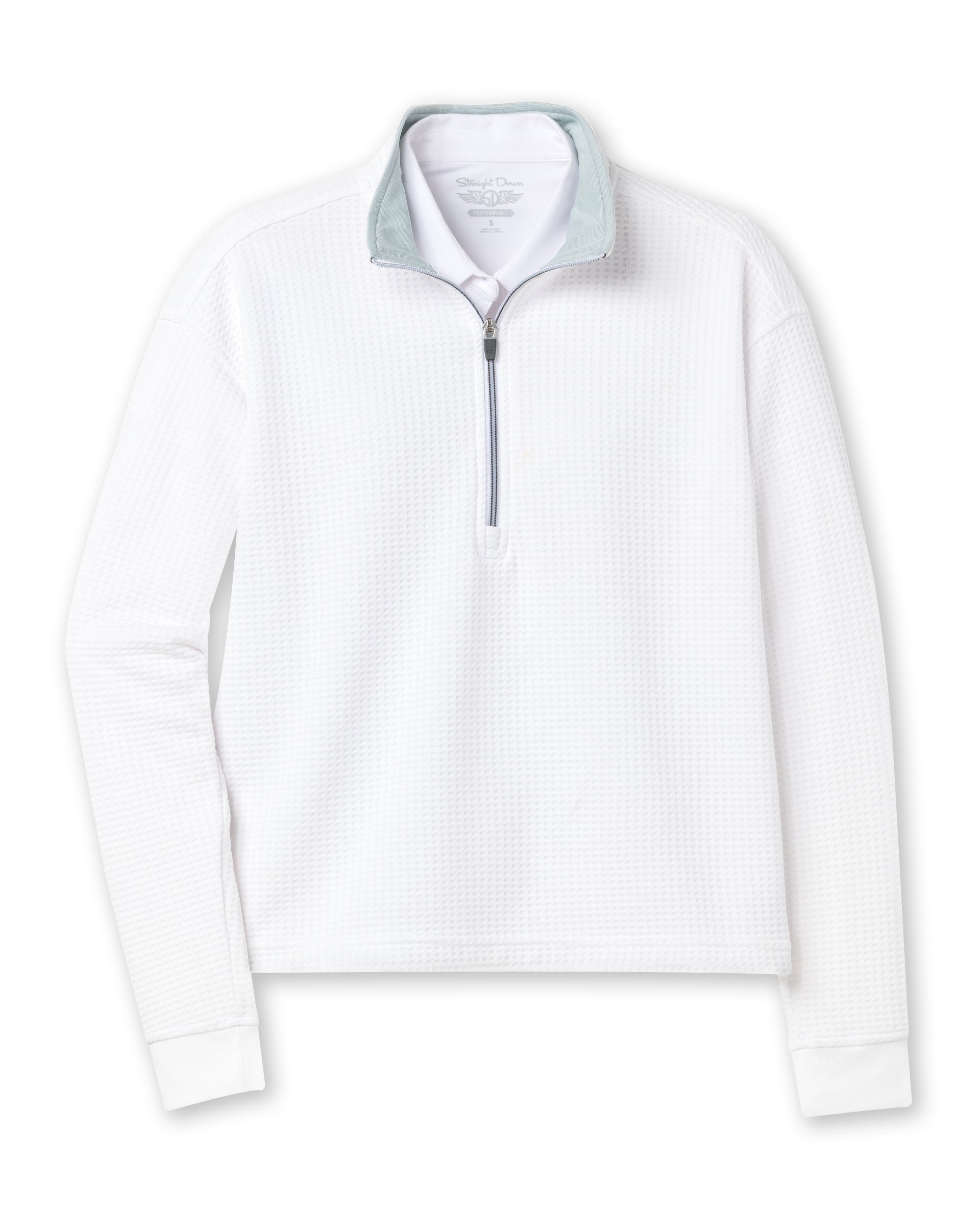Opal Half Zip - White
