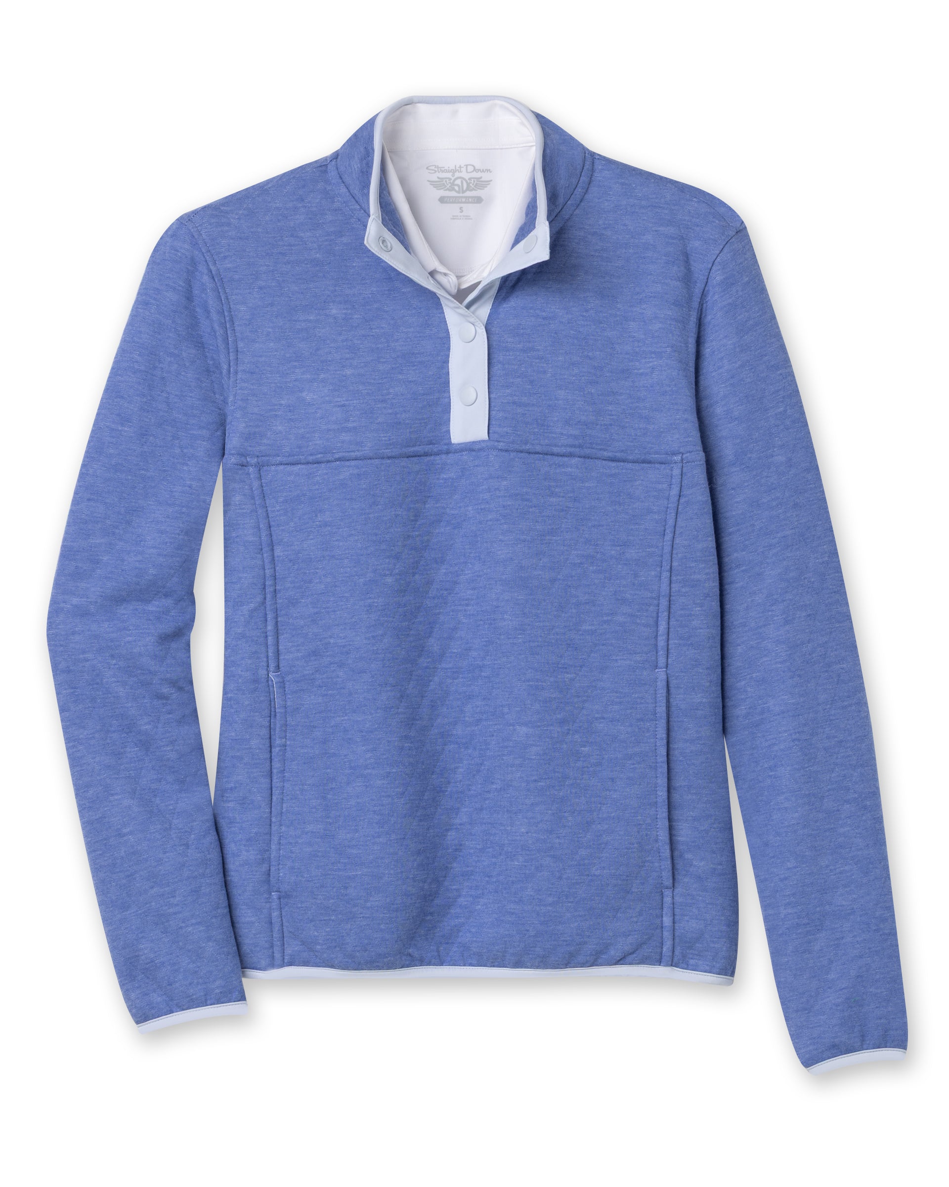 Presley Quarter Snap Pullover - Blueberry
