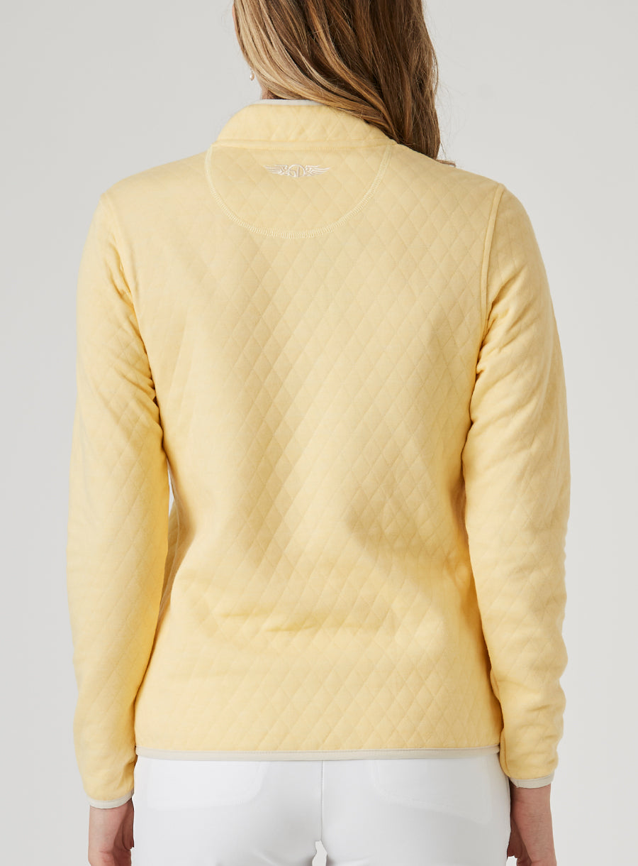 Presley Quarter Snap Pullover - Sunbeam
