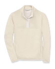 Presley Quarter Snap Pullover in Cream, front product view