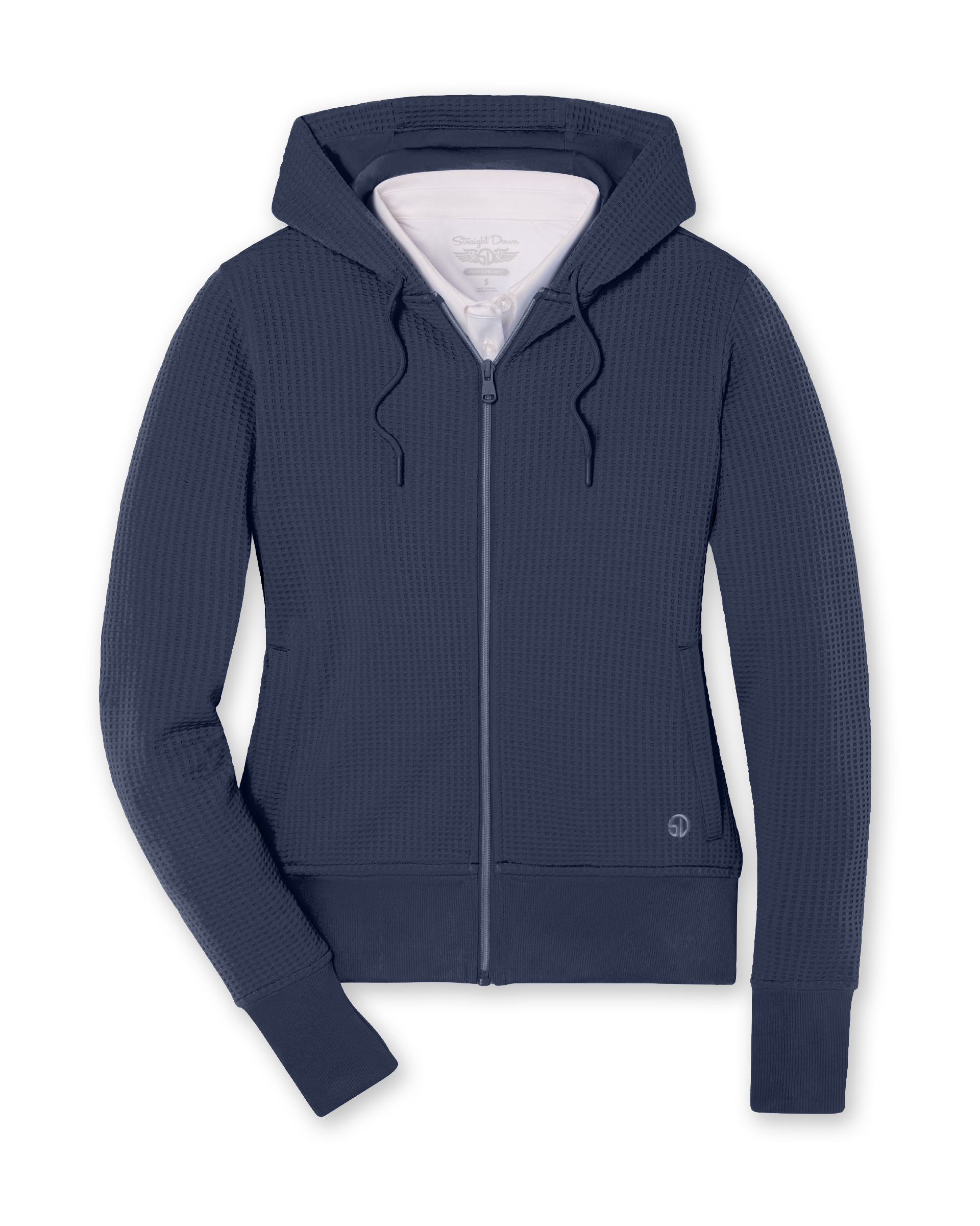 Eliza Hoodie in New Indigo, front product view