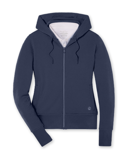 Eliza Hoodie in New Indigo, front product view