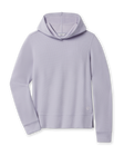Straight Down Daria Hoodie in Cosmic Blue featuring lightweight waffle-knit fabric