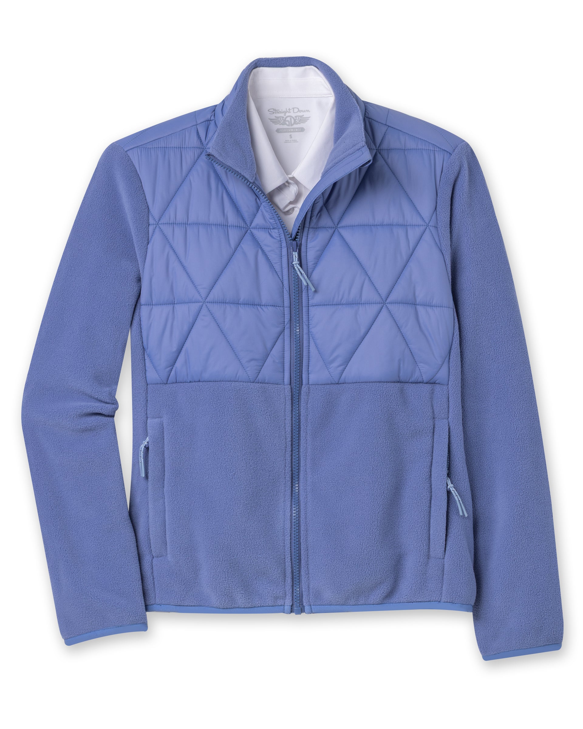 Laurel Hybrid Fleece Jacket - Blueberry
