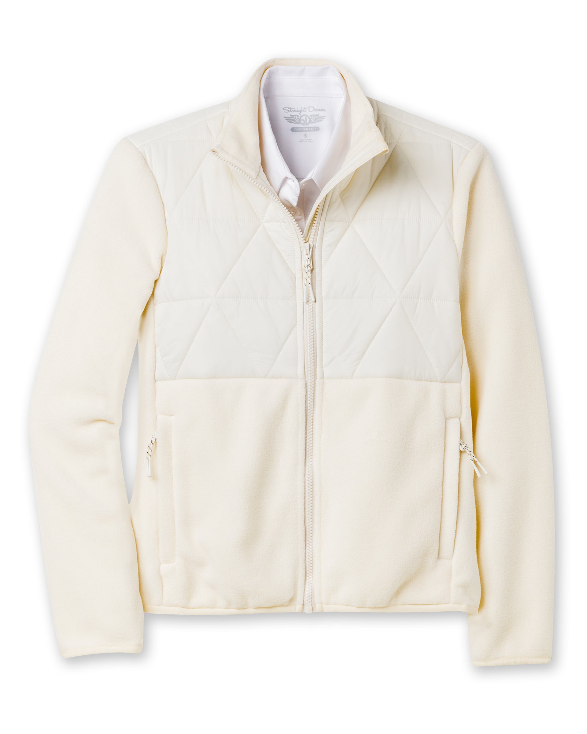 Laurel Hybrid Fleece Jacket - Cream
