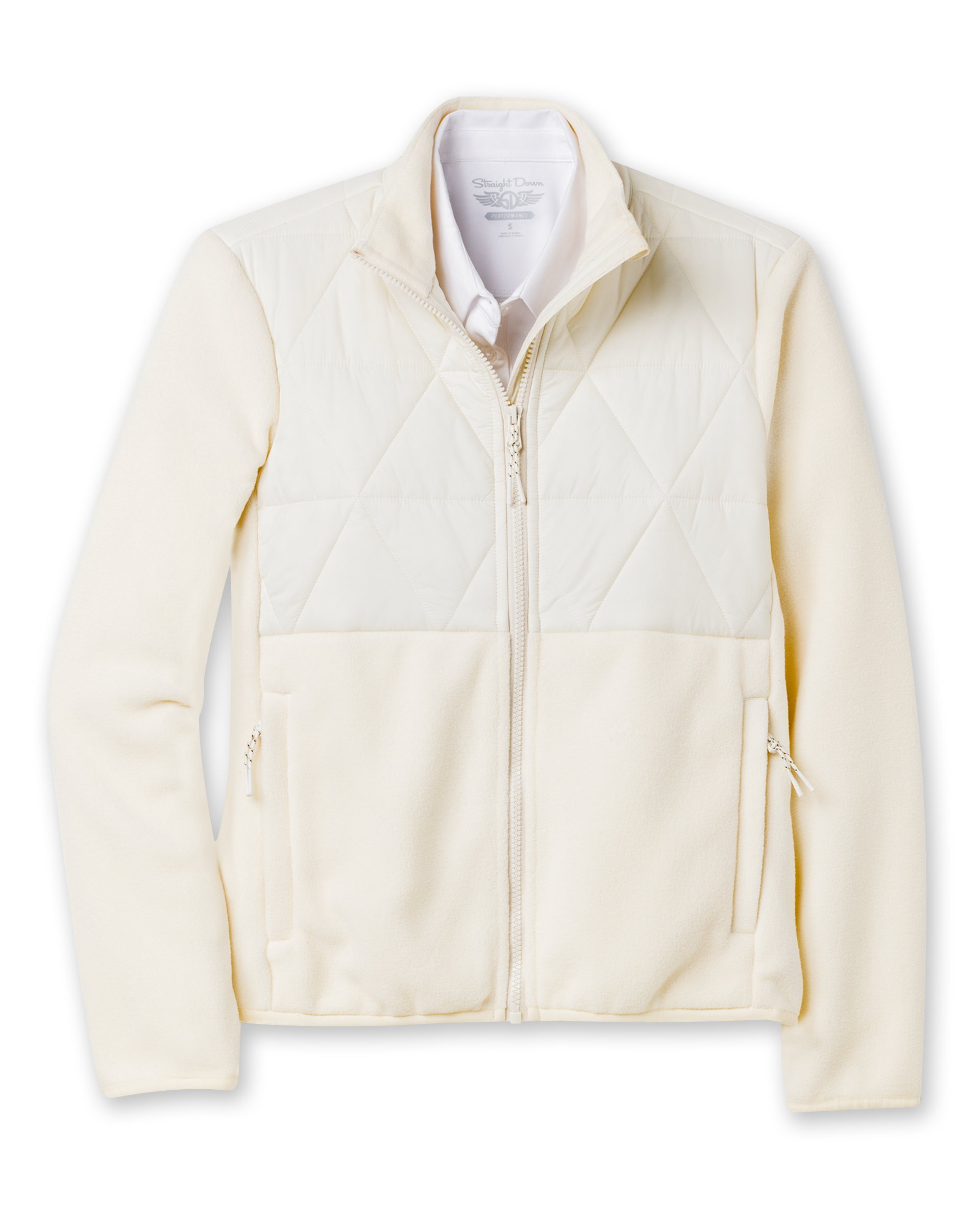 Laurel Hybrid Fleece Jacket - Cream