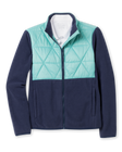 Laurel Hybrid Fleece Jacket - Sea Green New Indigo
