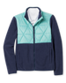 Laurel Hybrid Fleece Jacket - Sea Green New Indigo