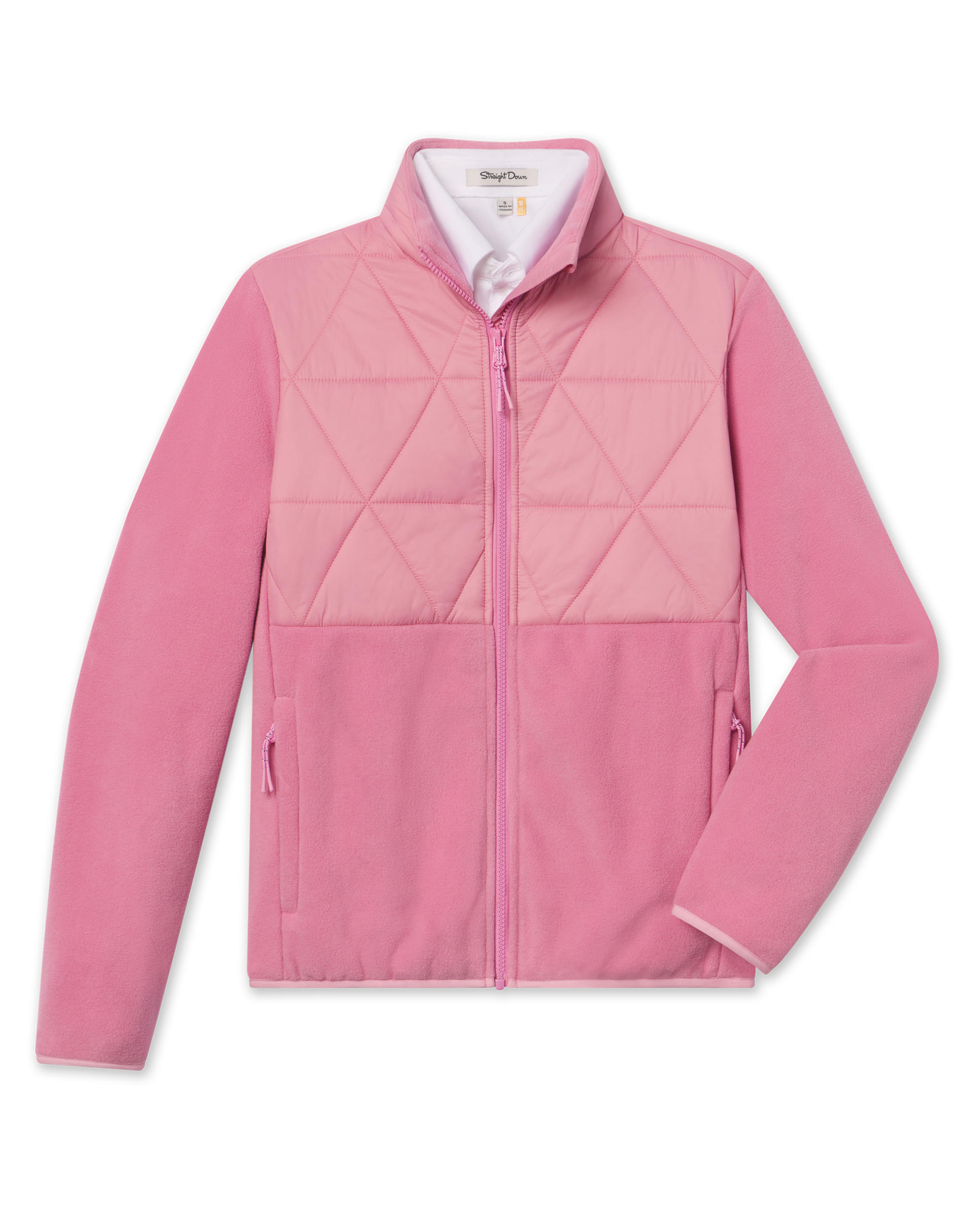 Laurel Hybrid Fleece Jacket - Sweet Rose