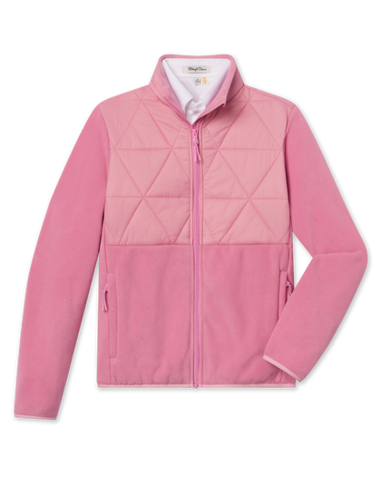 Laurel Hybrid Fleece Jacket - Sweet Rose